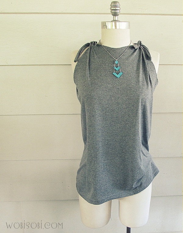 WobiSobi 5 Minute NoSew Tee DIY