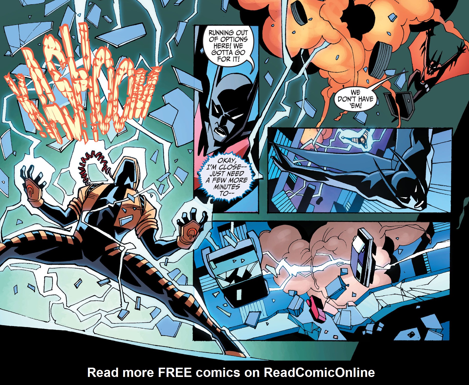 Read online Batman Beyond 2.0 comic -  Issue #8 - 9