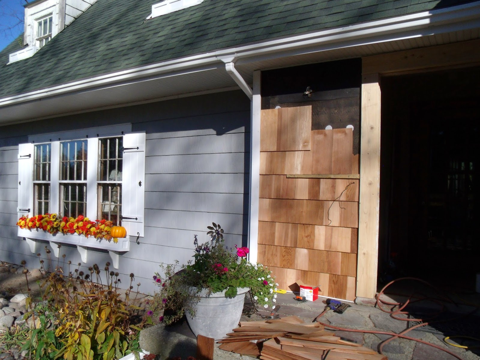 Gear Acres at Top of the Hill New Front Door Casing