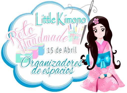 Reto handmade little Kimono organizadores de espacio 15 de abril