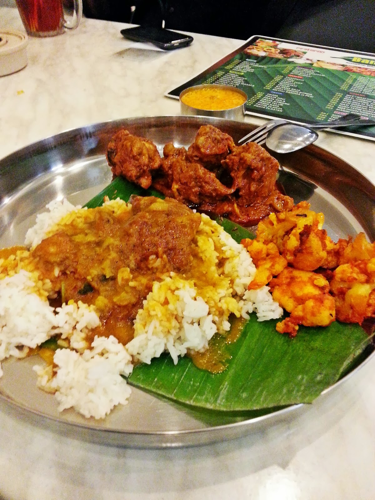 Venoth's Culinary Adventures Banana Curry House Mont Kiara, Kuala Lumpur