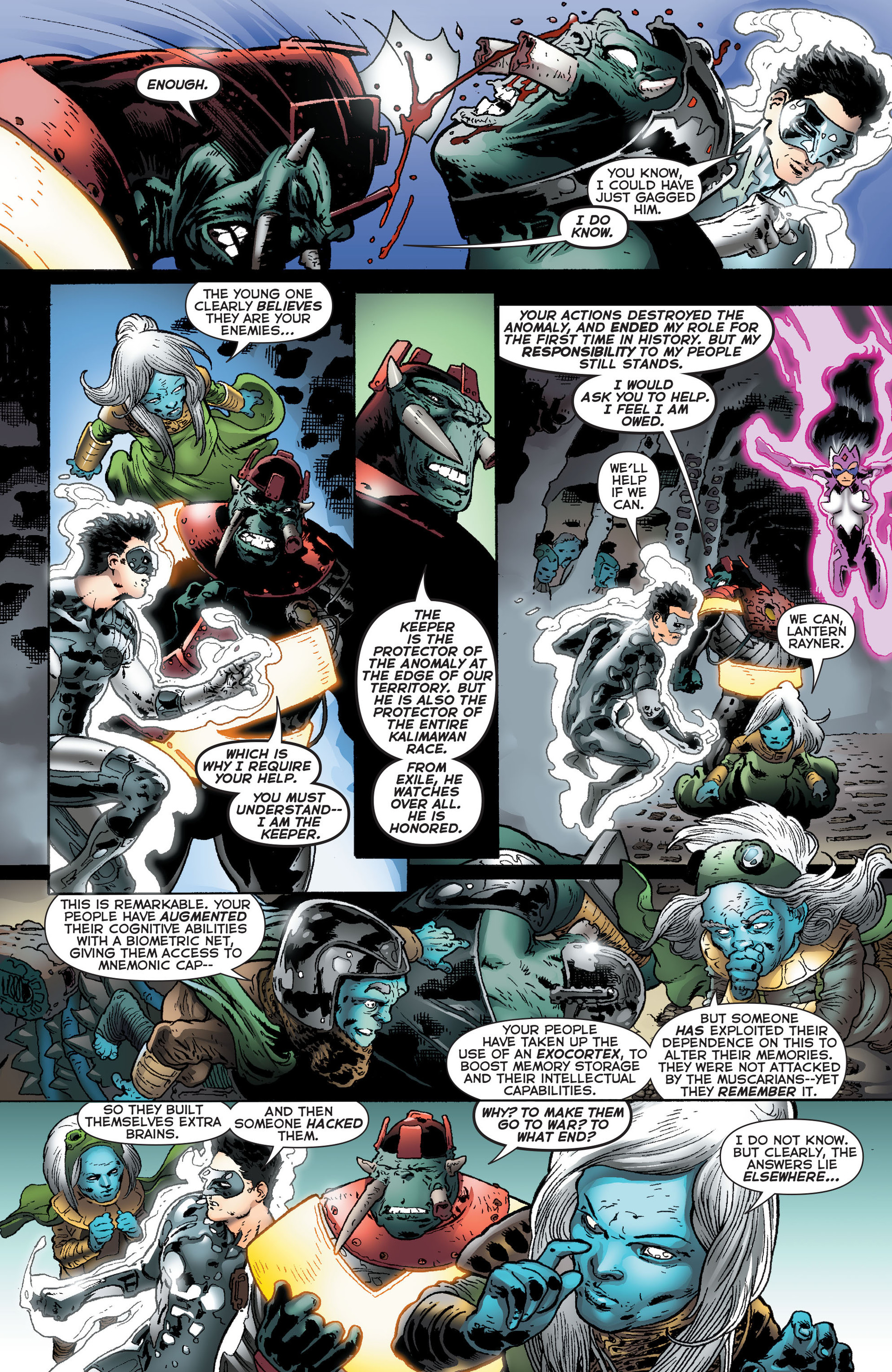 Read online Green Lantern: New Guardians comic -  Issue #27 - 8