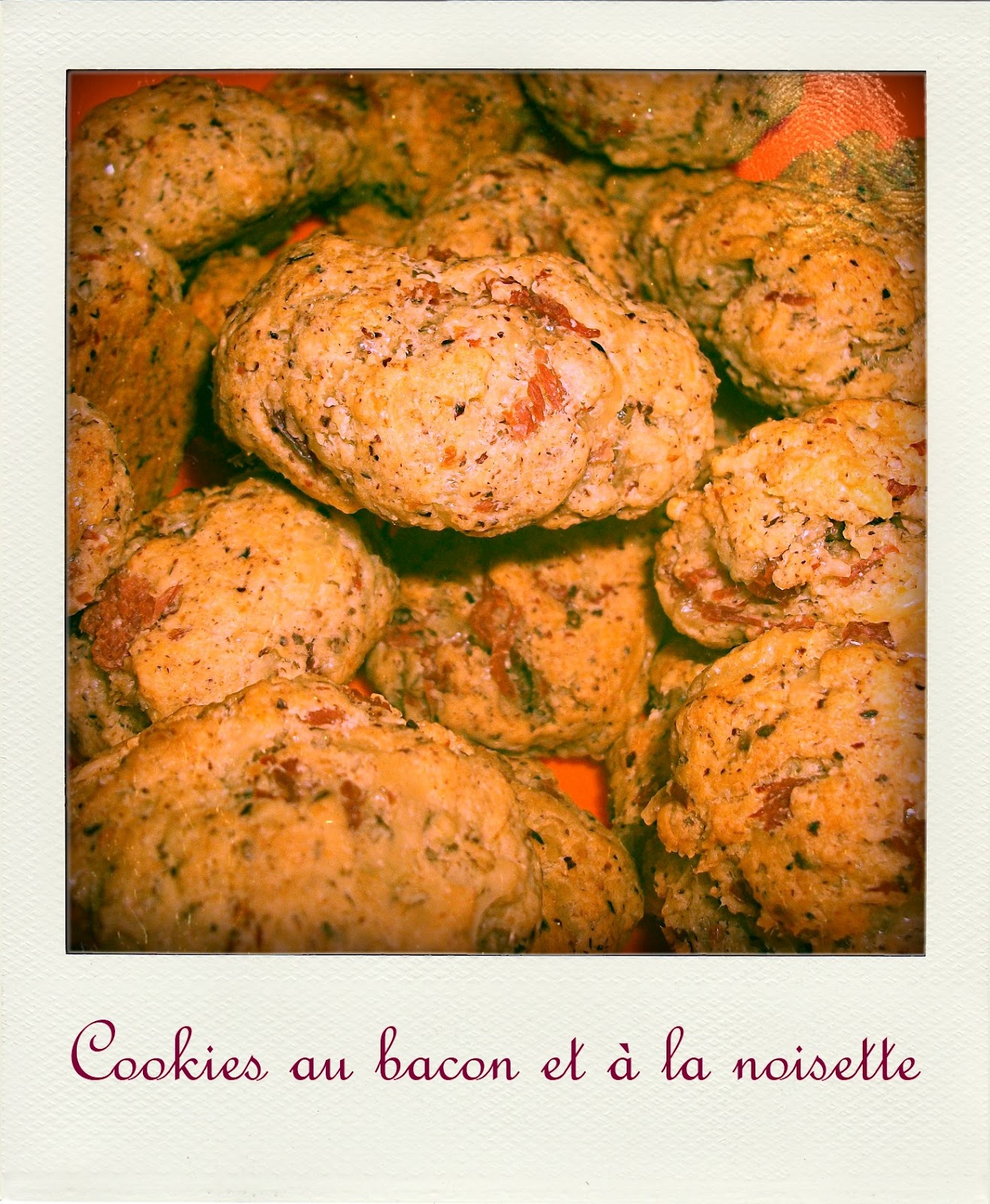 Brèves de gourmandise Cookies au bacon et à la noisette