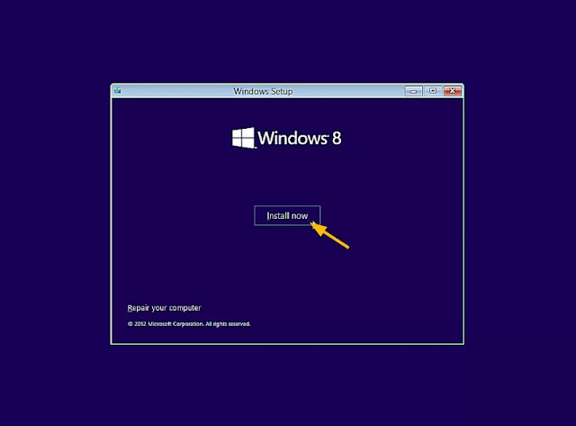  yang dapat di gunakan untuk komputer sendiri dan Cara Install Windows 8 Lengkap Dengan Gambar