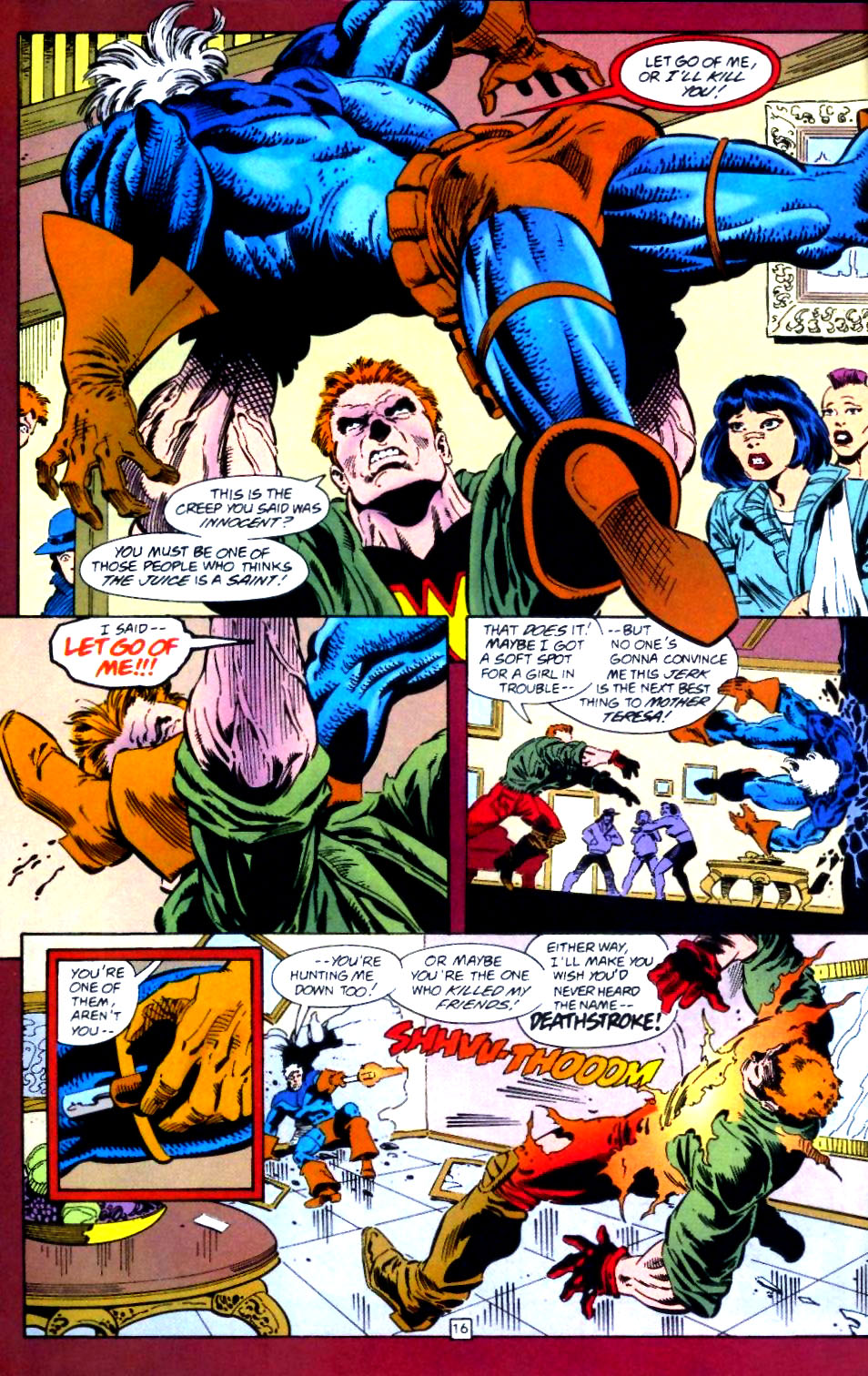Read online Deathstroke (1991) comic -  Issue #42 - 17