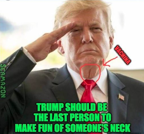 The Sierra Madre Tattler Grab Them By The Throat The Internet Responds To Donald Trump S Attack On Adam Schiff S Neck