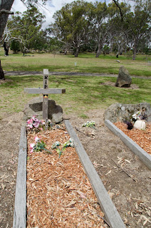 graves of aborigines in Melbourne Woodland Historic Park  