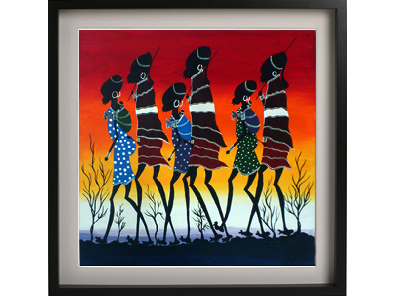 Acrylic painting on canvas board