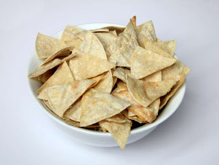 Homemade Tortilla Chips by Tricia @ SweeterThanSweets