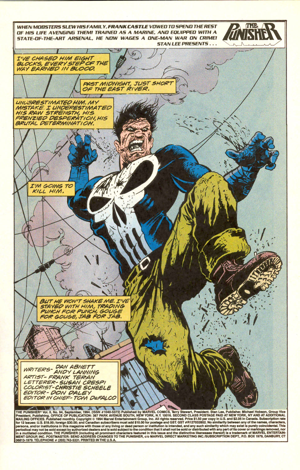 Read online The Punisher (1987) comic -  Issue #94 - No Rules - 2