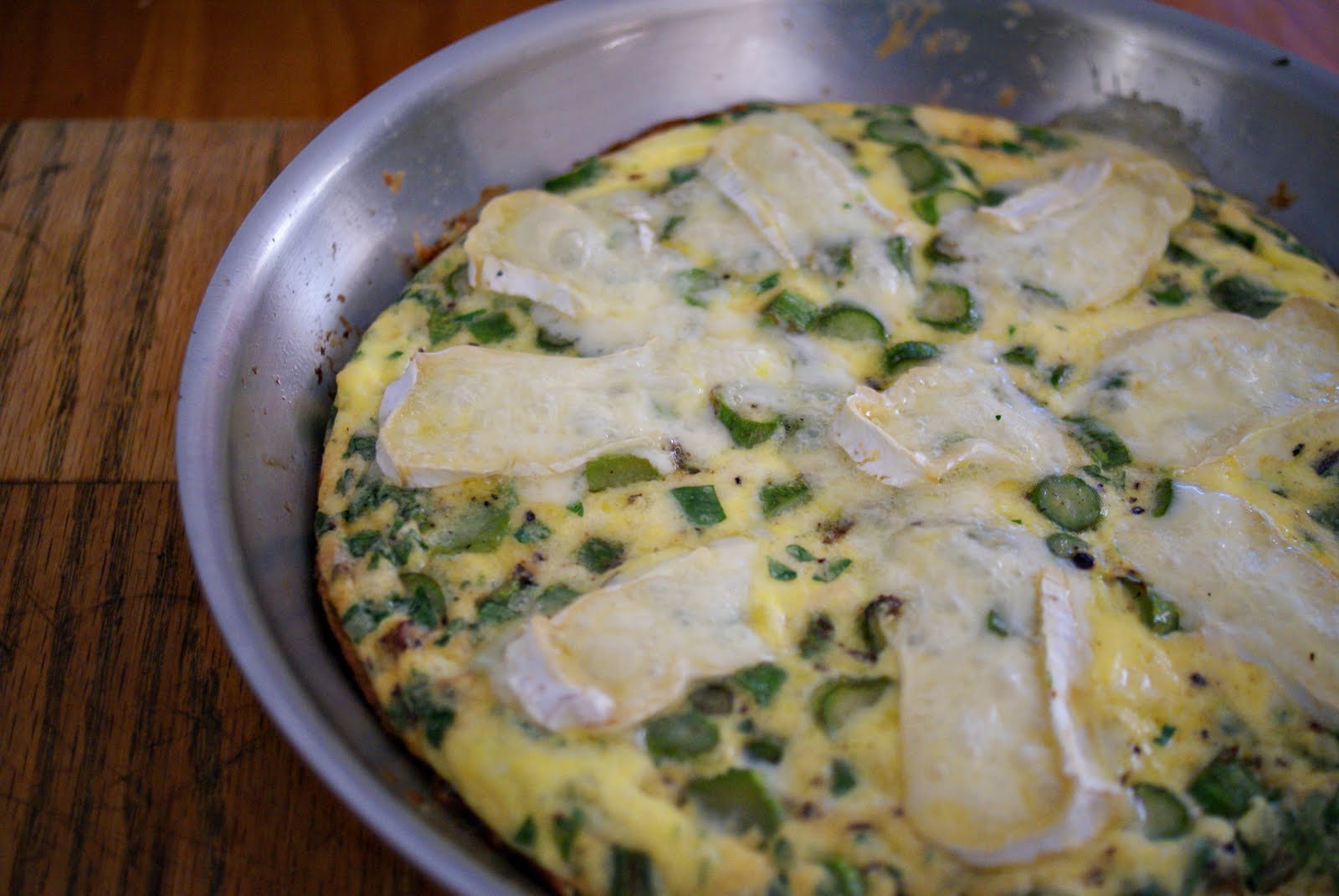 Asparagus & Brie Frittata