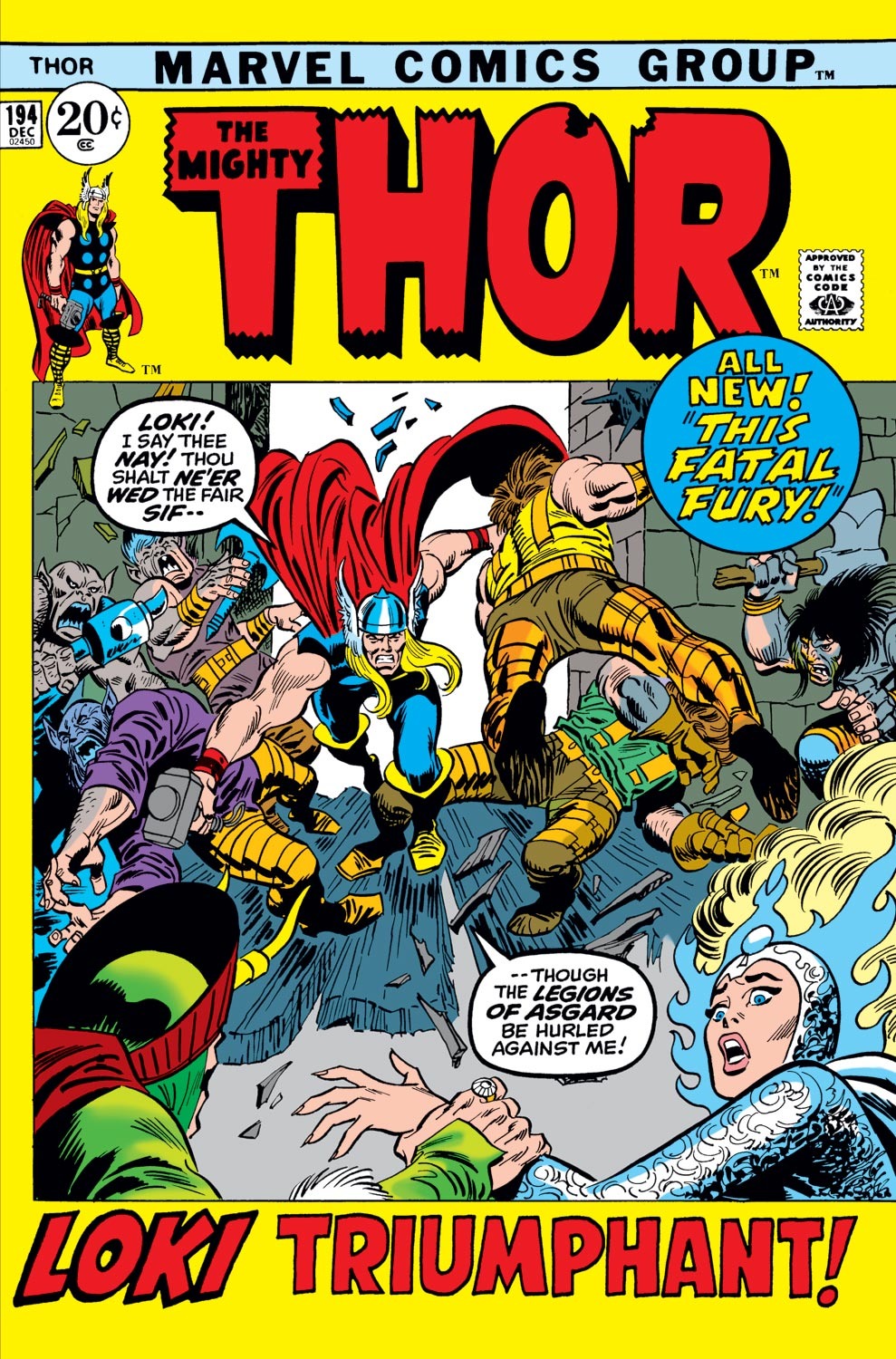 Read online Thor (1966) comic -  Issue #194 - 1