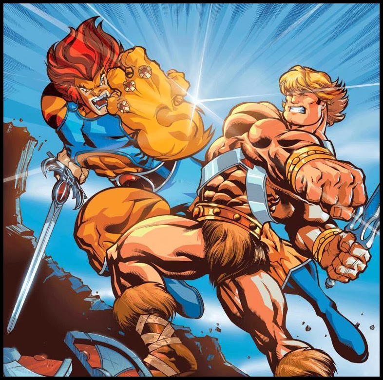 He Man - JIMSMASH ! ! !: CROSSOVER PORN: LION-O VS HE-MAN