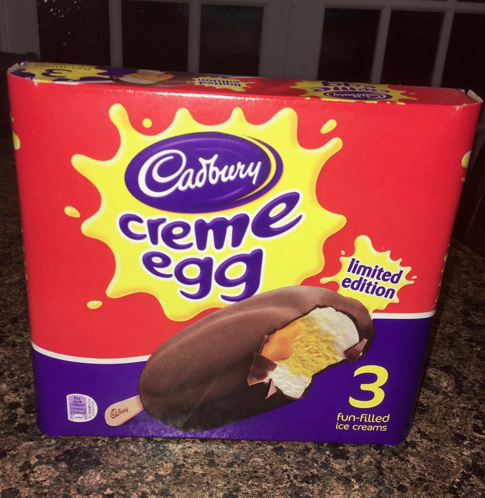 FOODSTUFF FINDS Cadbury’s Crème Egg Funfilled Ice Creams (Morrison’s