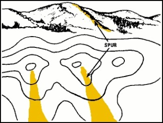 How to Identify Major/Minor Terrain Features on a Map - Gyan