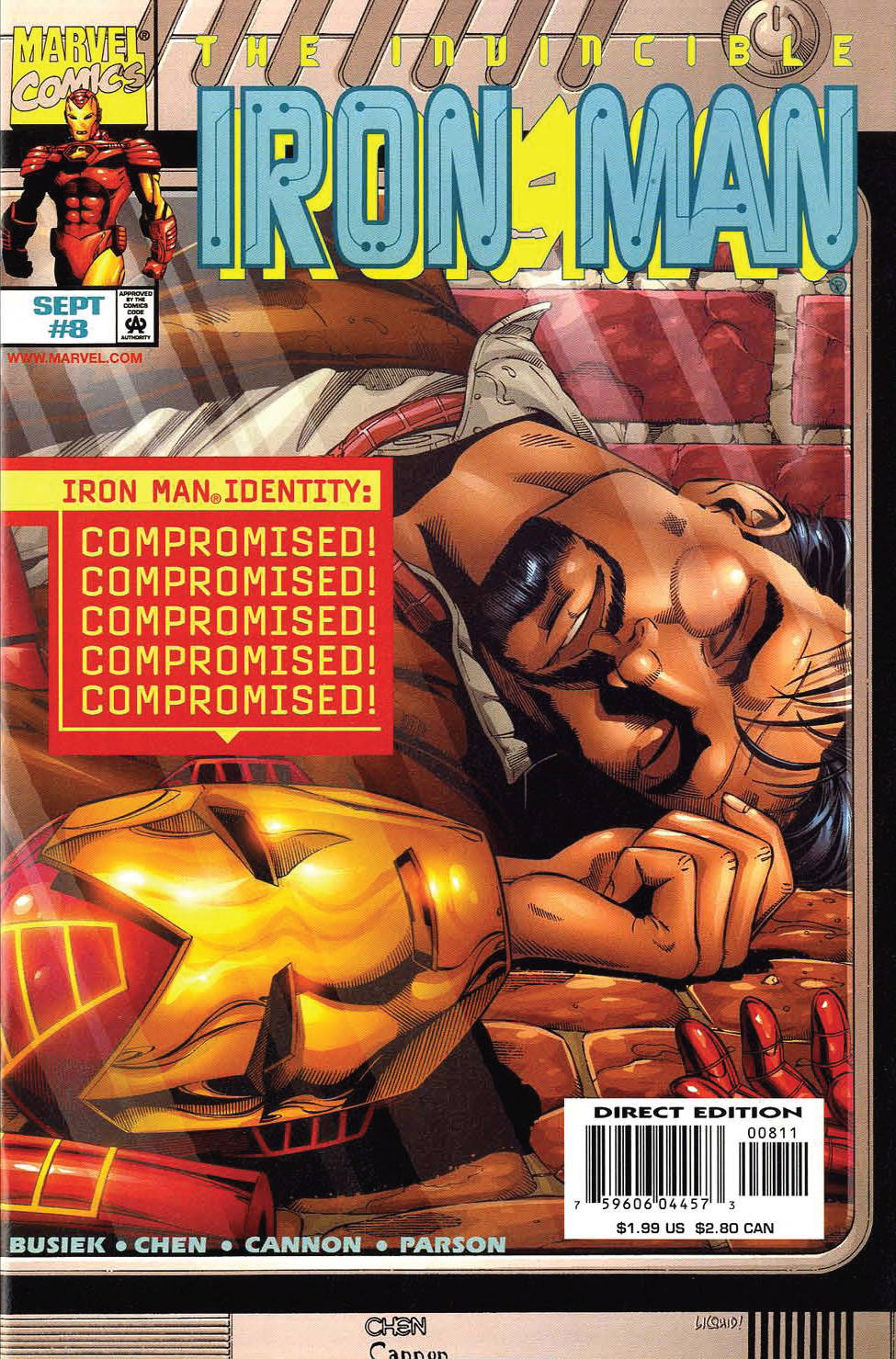 Read online Iron Man (1998) comic -  Issue #8 - 1