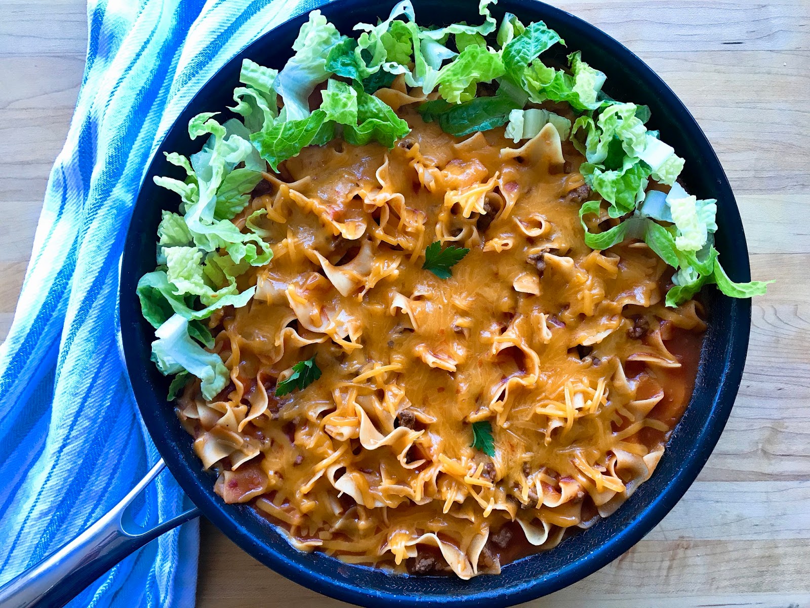 Skillet Cheeseburger Noodles