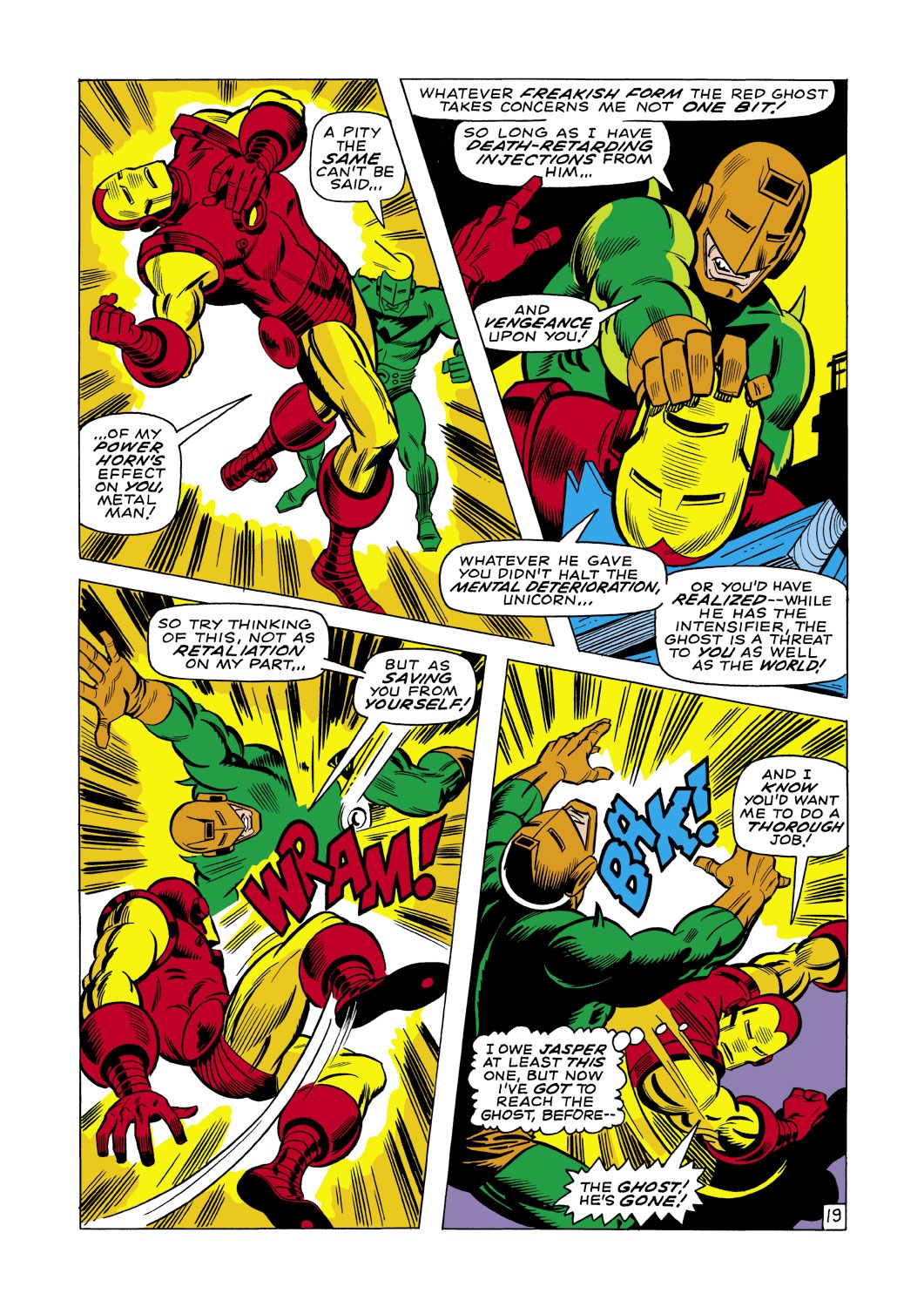 Read online Iron Man (1968) comic -  Issue #15 - 20