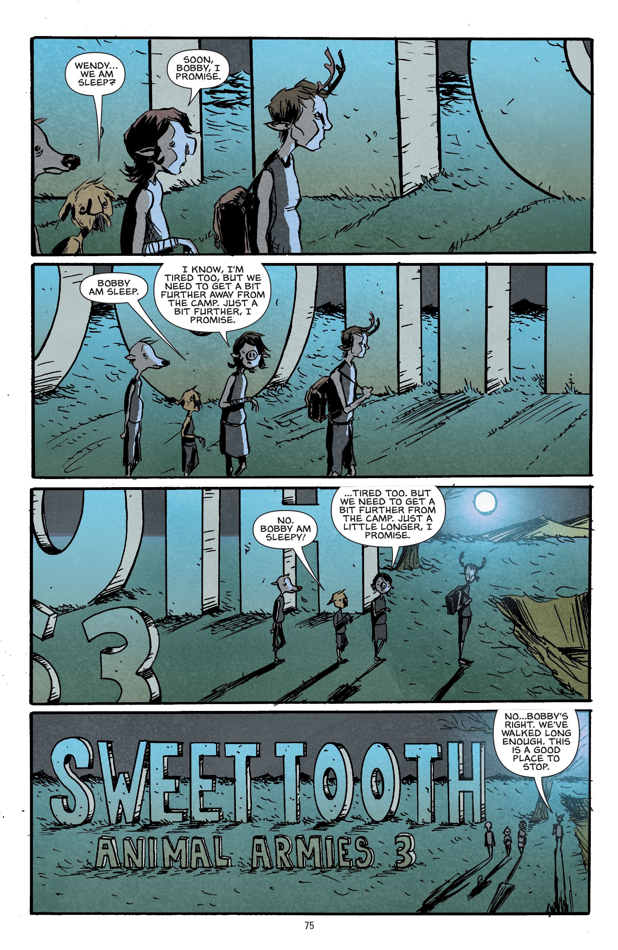 Read online Sweet Tooth comic -  Issue # TPB 3 - 73
