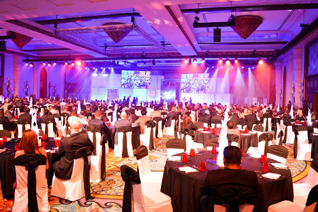During the Stars of Business Awards ceremony. During the Stars of Business Awards ceremony.