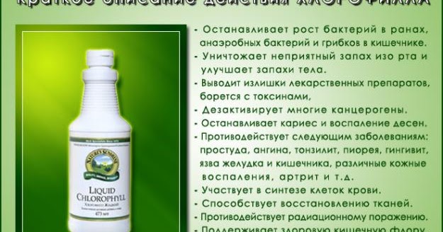 О Хлорофилле НСП.