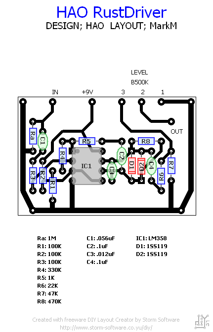 StompBoXed - The Guitar Pedal Builders Repository: HAO Rustdriver