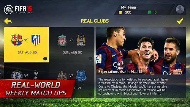 FIFA 15 Ultimate Team Android FIFA 15 Ultimate Team Android