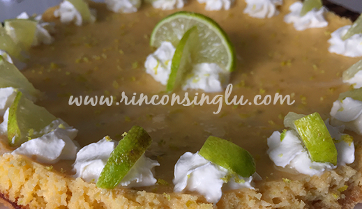 tarta de lima sin gluten