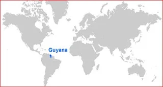 image: Guyana Map Location