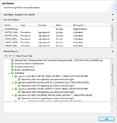 SAP HANA RDL (River Definition Language)