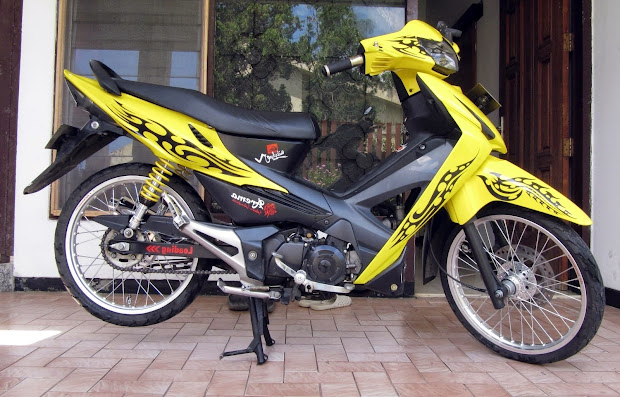 modifikasi gambar modifikasi motor revo lama