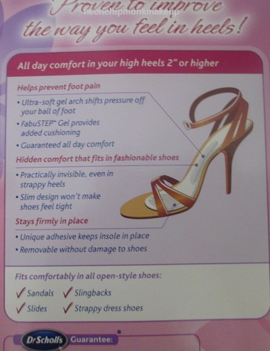 dr scholl's for her high heel insoles