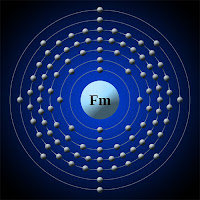 Fermiyum atomu ve elektronları