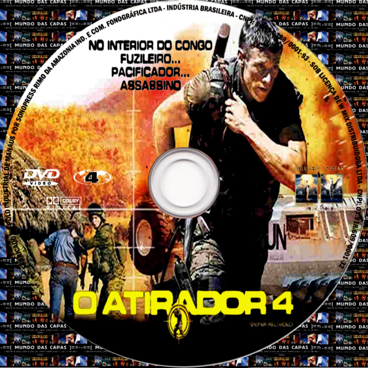 O Atirador 4 (Capa e Label) Capas De Filmes Grátis O Atirador 4 (Capa e Label) Capas De Filmes Grátis