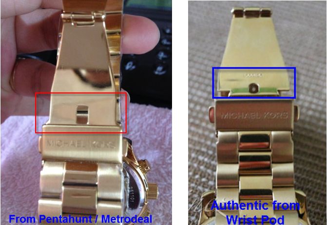 how to check mk watch authenticity