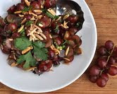 Grape Salad with Almonds & Cilantro
