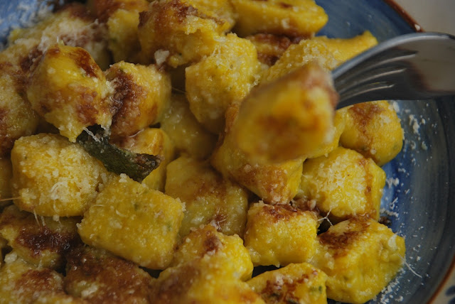 Gnocchi di zucca con aceto balsamico