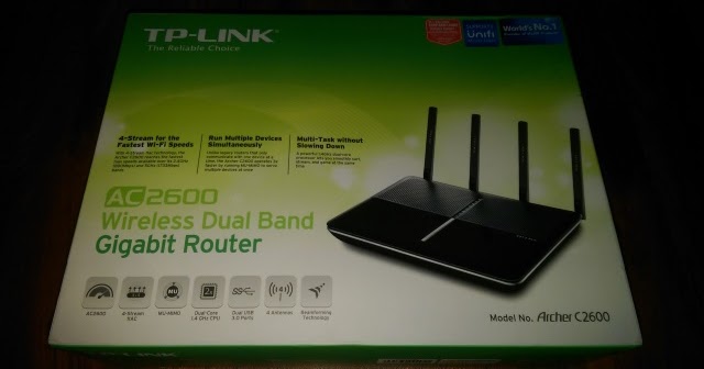 My TP-Link AC2600 wireless dual band gigabit router Archer C2600 with