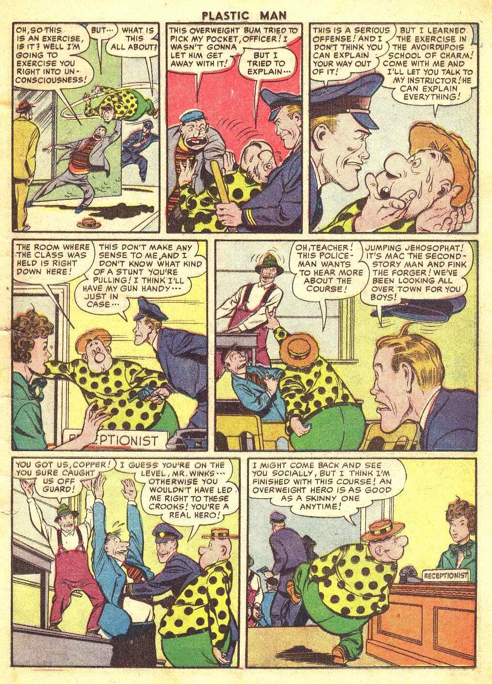 Read online Plastic Man (1943) comic -  Issue #51 - 17