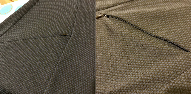 Diary of a Chain Stitcher: Honeycomb Merino Stoff & Stil Sports Jacket