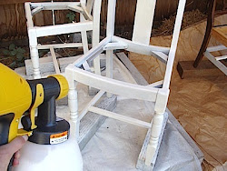 painting paint methods furniture sprayer inexpensive handheld chairs actually chalk