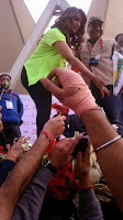 Bipasha Basu at Airtel Delhi Half Marathon 2013