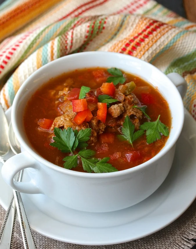 Sopa de Albóndigas | Mexican Meatball Soup | Karen's Kitchen Stories