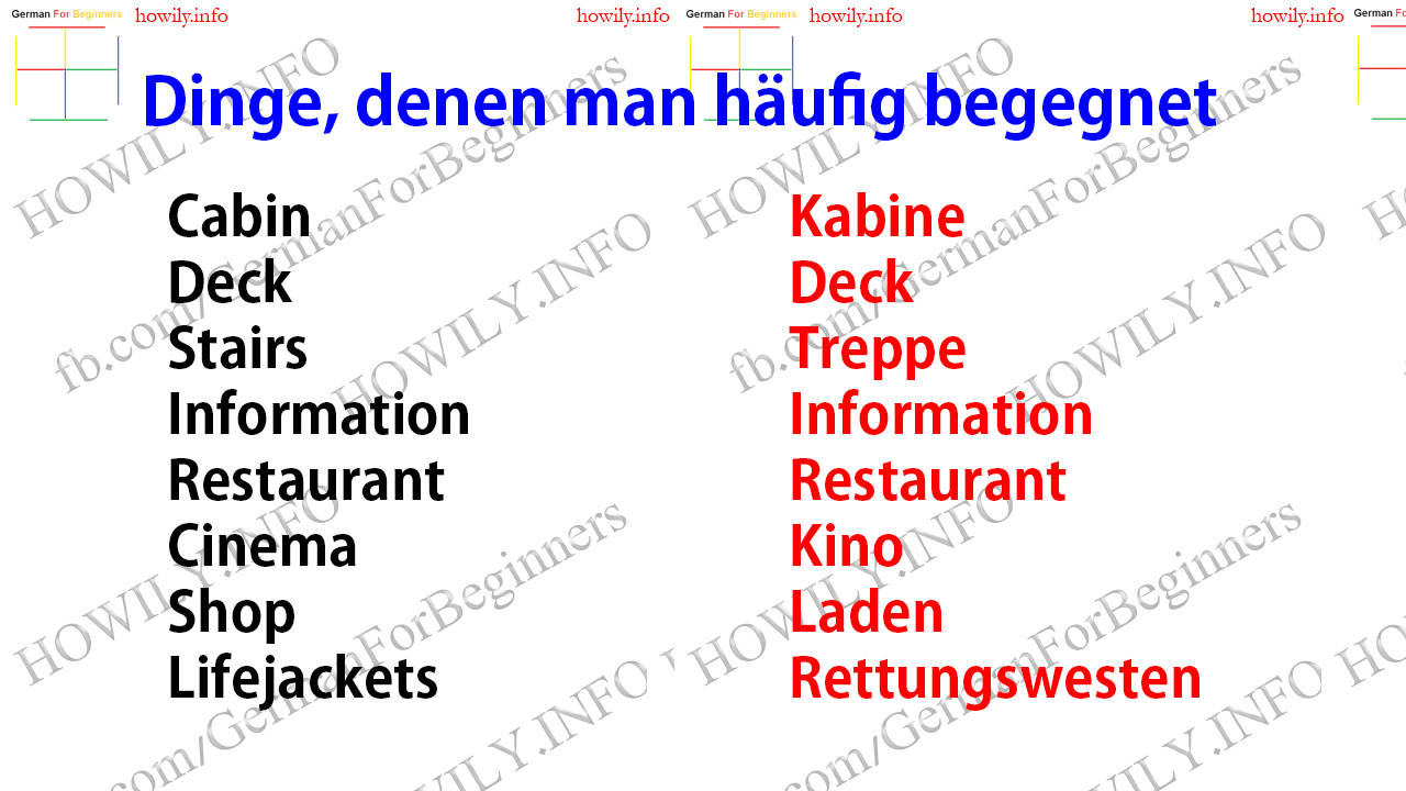 Dinge, denen man häufig begegnet Dinge, denen man häufig begegnet