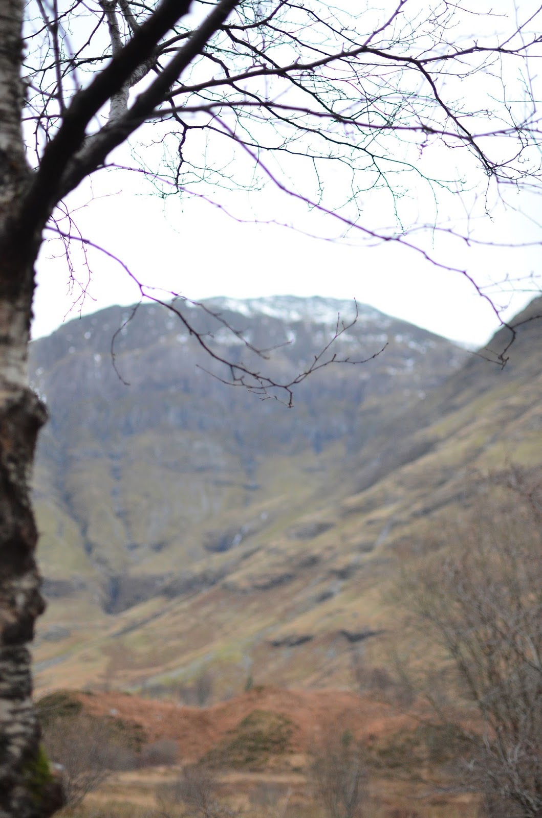 Creek Glencoe Scotland Hillside Creek Glencoe Scotland Hillside
