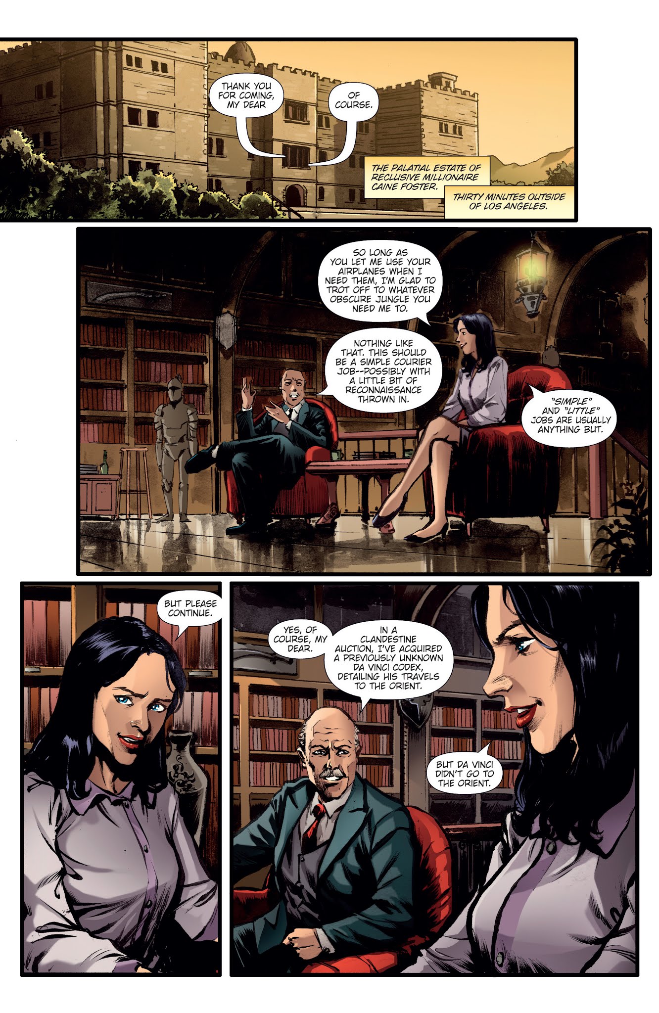 Read online Athena Voltaire comic -  Issue #5 - 4