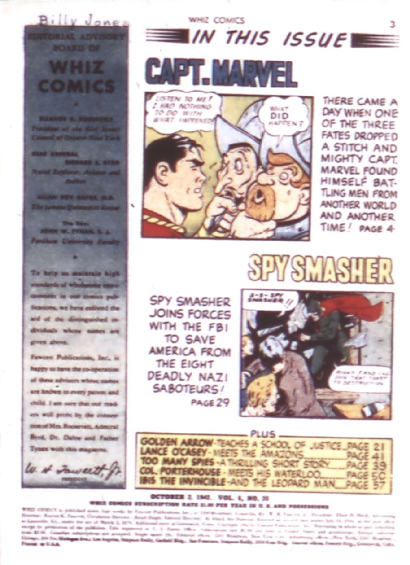 Read online WHIZ Comics comic -  Issue #35 - 3