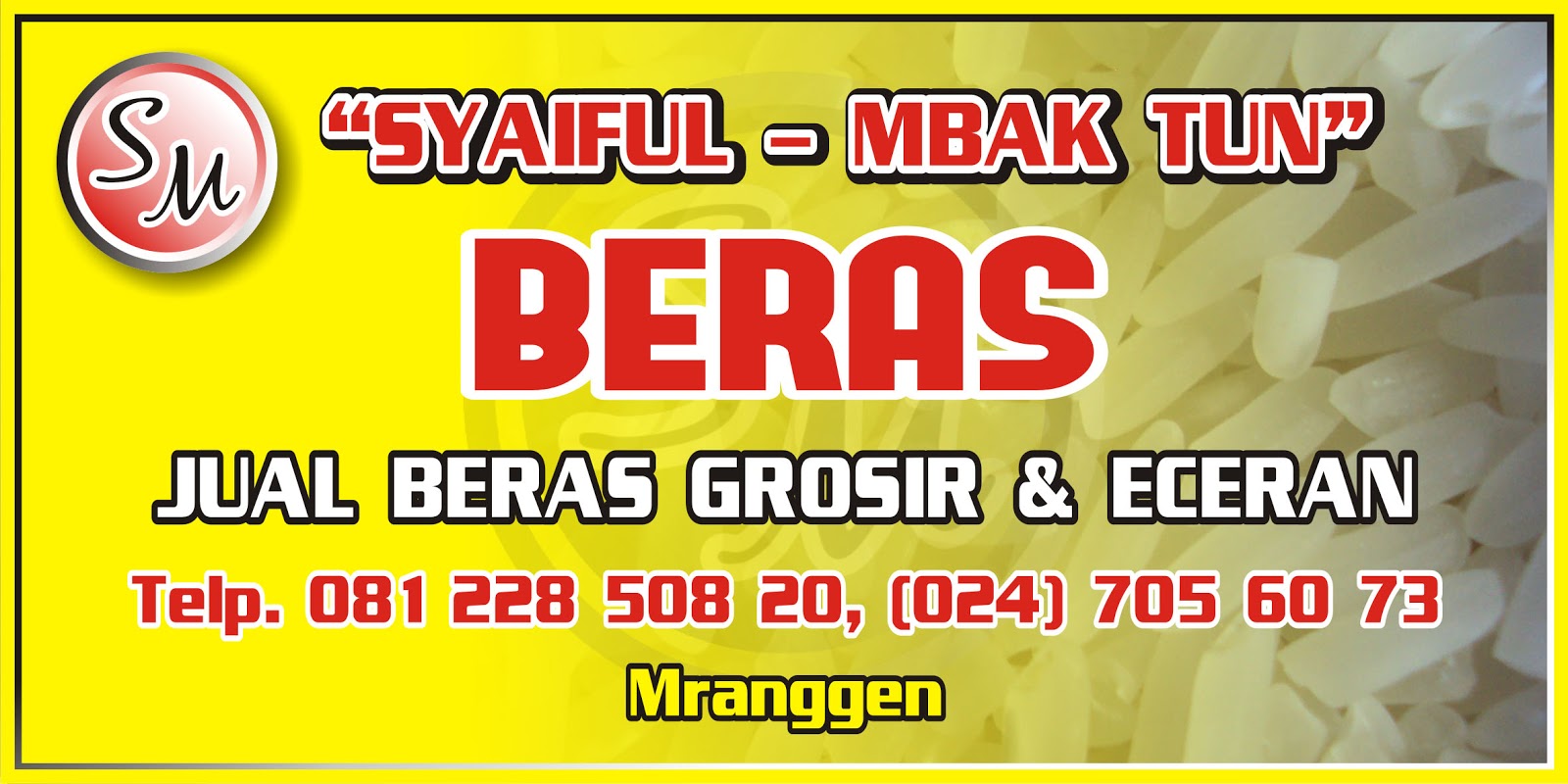 Desain Spanduk Toko Beras kumpulan contoh spanduk