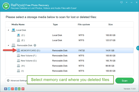 free memory card recovery software