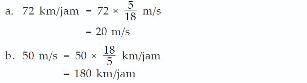 Contoh Soal Kelajuan dan Kecepatan Ratarata beserta